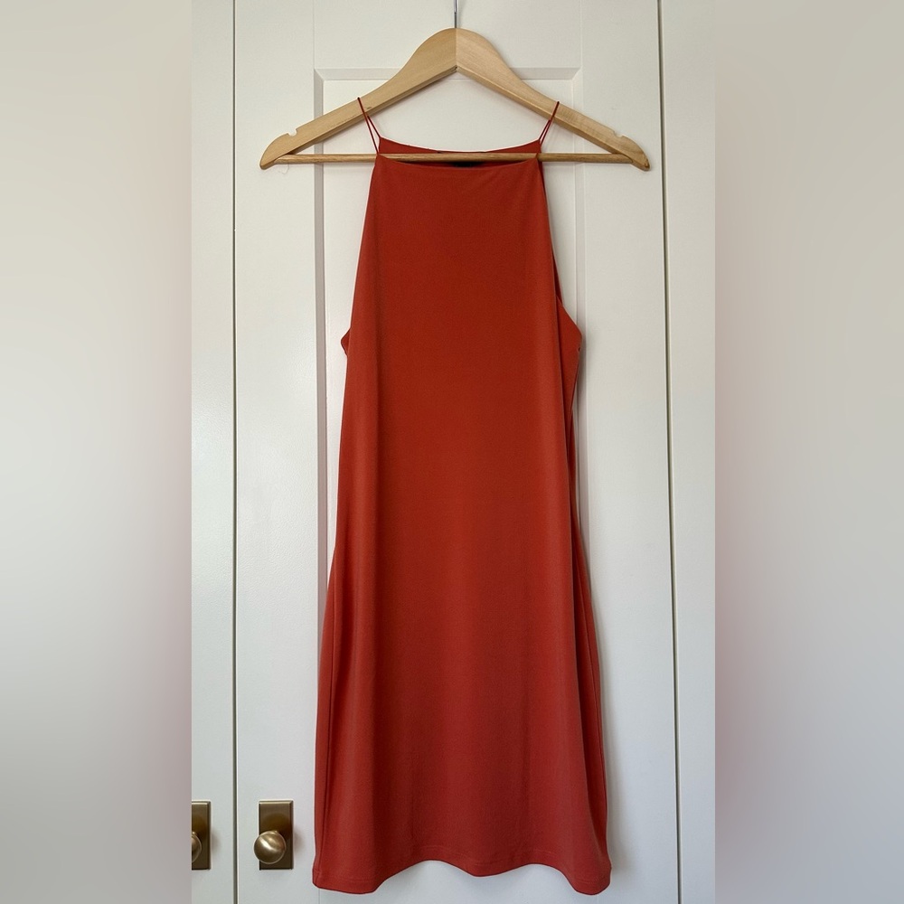 Coral/Orange Mini Dress